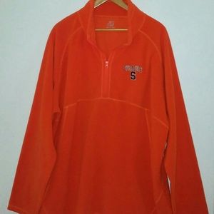 Syracuse Orange pullover 3/4 zip fleece XL
